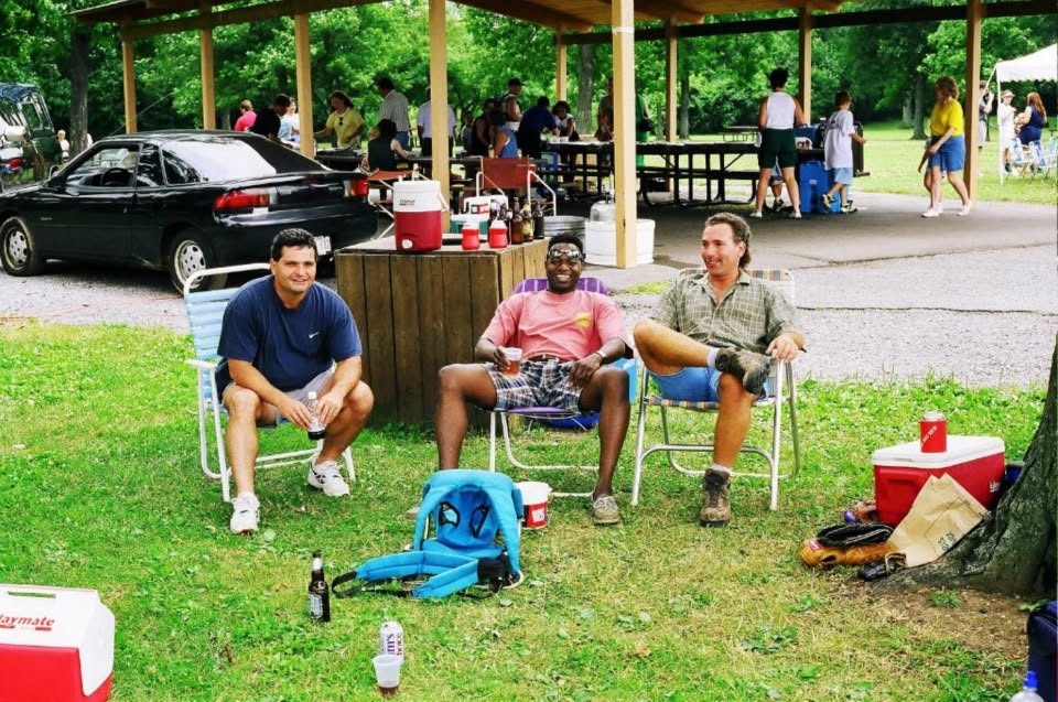 20-year reunion memory photo