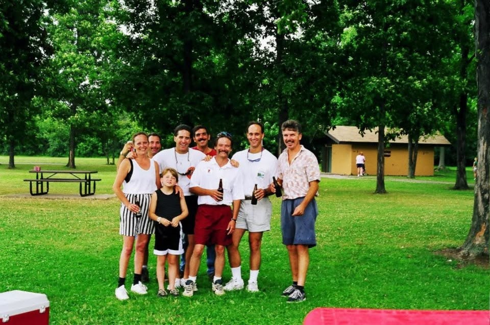 20-year reunion memory photo