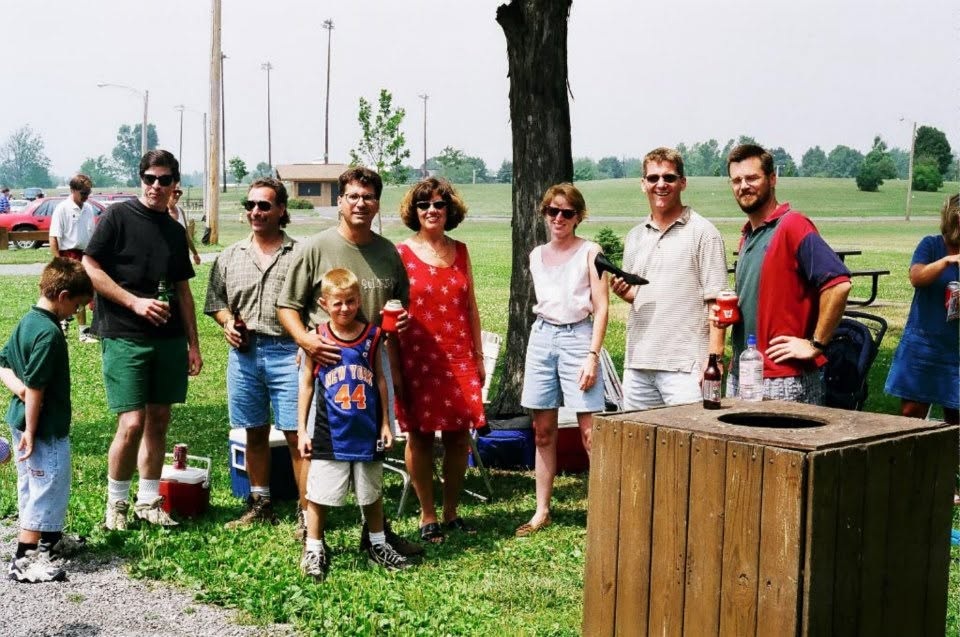 20-year reunion memory photo